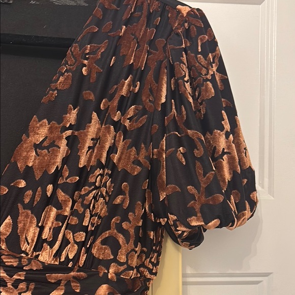 Floral Velvet Dress Baltic Born Medium - Excellent condition - Black - Picture 4 of 8